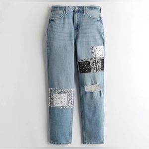 Hollister Bandana Patch Jeans
